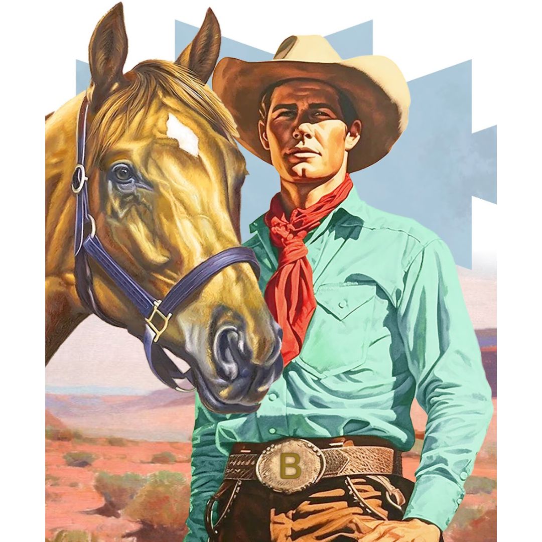 Lindsay King X Designer's Brew Cowboy Art Print