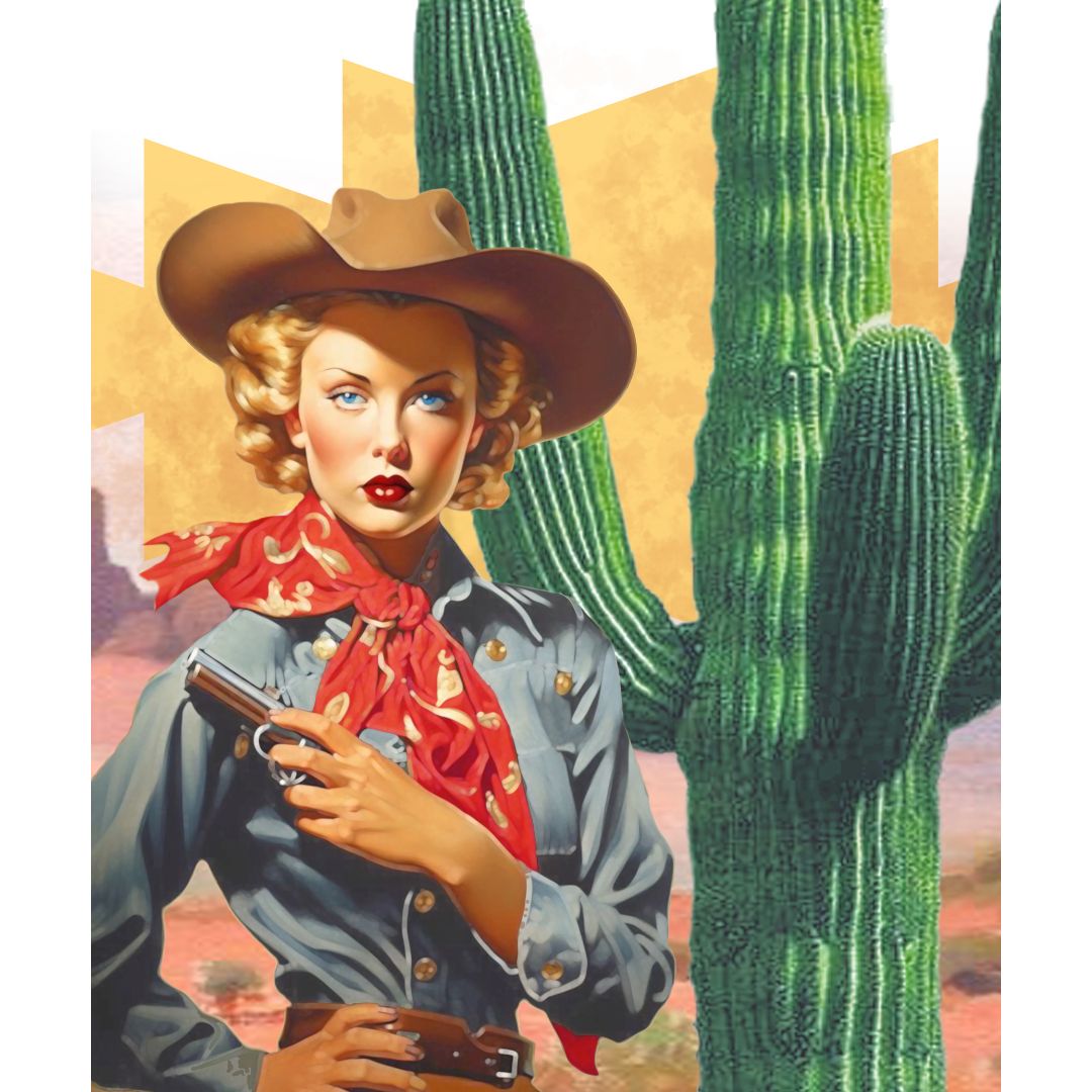 Lindsay King X Designer's Brew Cowboy Art Print