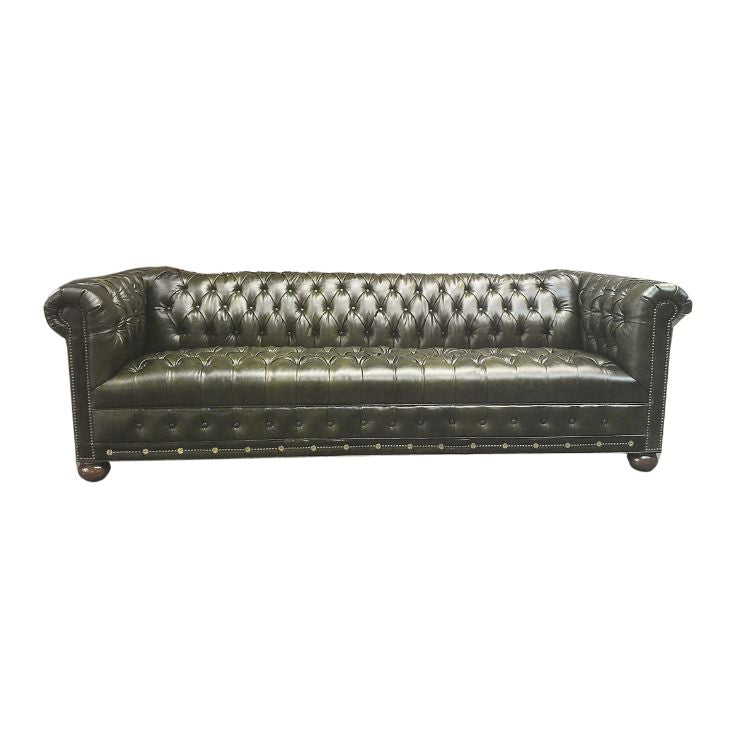 Stuart Ranch Double Barrel Chesterfield Sofa