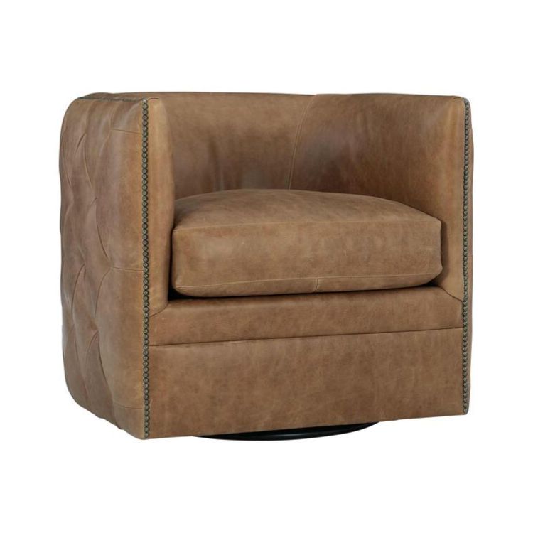 Palazzo Leather Swivel Chair